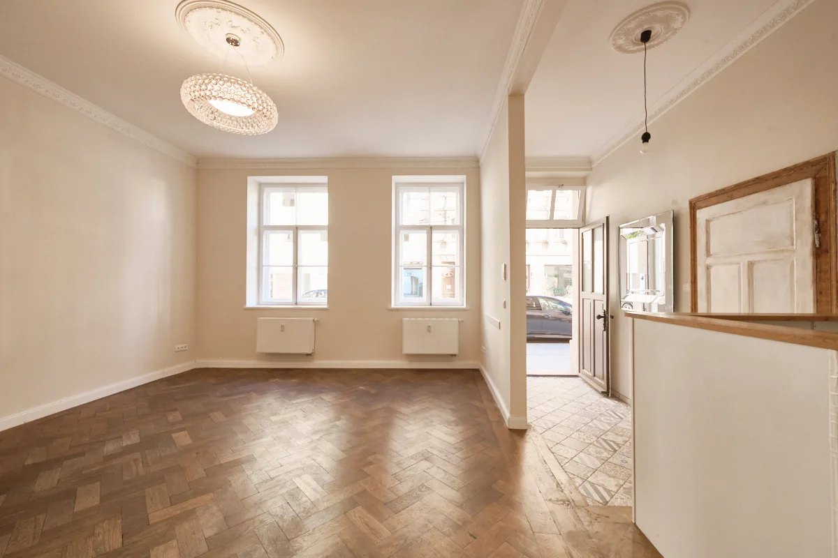 Einzigartiges Jugendstil 3-Zim.-Stadthaus-Flair – Wohnen & Arbeiten im Einklang