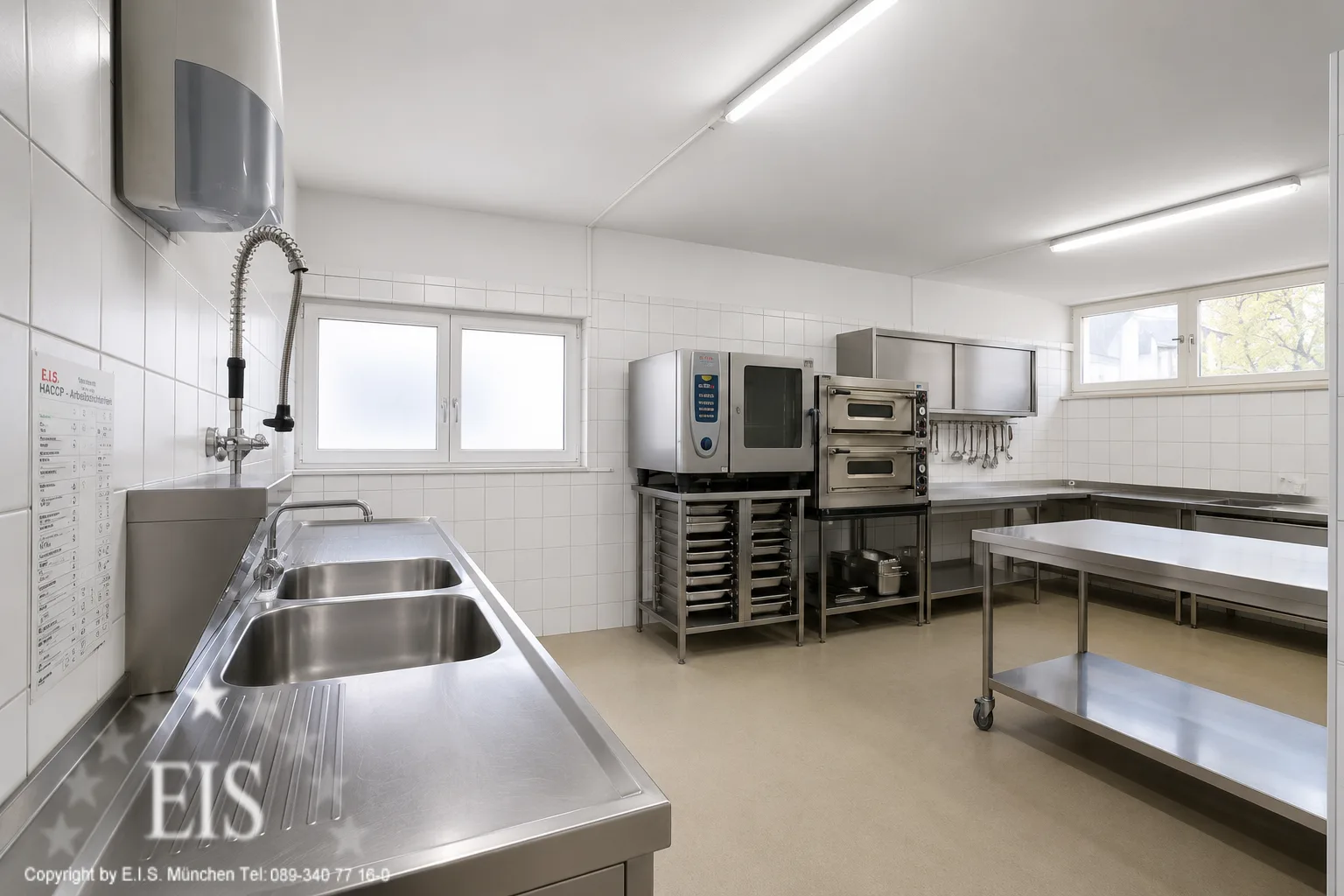 GEWERBEFLÄCHE im EG - Gastro-Küche- Nähe Leonrodplatz , ideal für Catering und Lieferservice